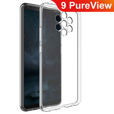 Funda Silicona Ultrafina Transparente para Nokia 9 PureView Claro