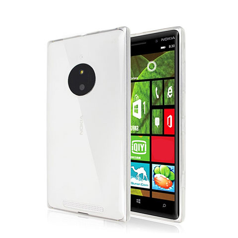 Funda Silicona Ultrafina Transparente para Nokia Lumia 830 Claro