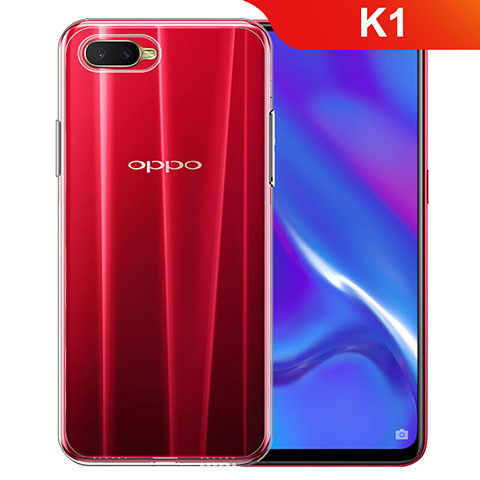 Funda Silicona Ultrafina Transparente para Oppo K1 Claro