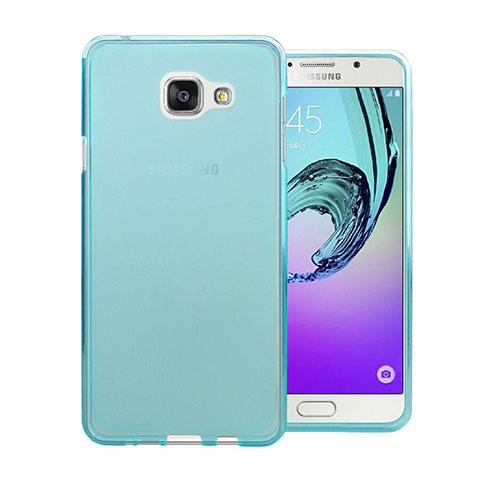 Funda Silicona Ultrafina Transparente para Samsung Galaxy A5 (2016) SM-A510F Azul