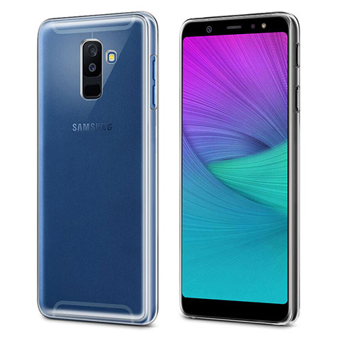 Funda Silicona Ultrafina Transparente para Samsung Galaxy A6 Plus (2018) Claro