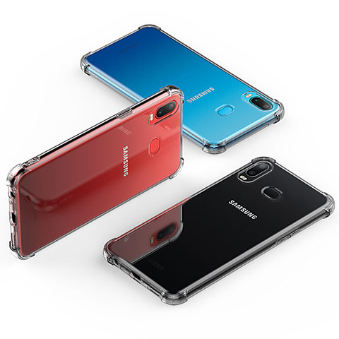 Funda Silicona Ultrafina Transparente para Samsung Galaxy A6s Claro