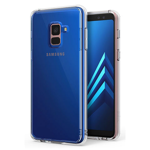 Funda Silicona Ultrafina Transparente para Samsung Galaxy A8+ A8 Plus (2018) A730F Claro