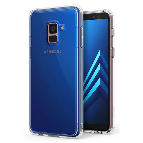 Funda Silicona Ultrafina Transparente para Samsung Galaxy A8+ A8 Plus (2018) Duos A730F Claro