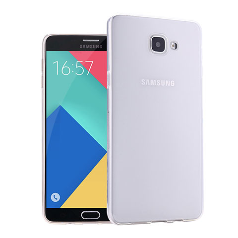 Funda Silicona Ultrafina Transparente para Samsung Galaxy A9 Pro (2016) SM-A9100 Blanco