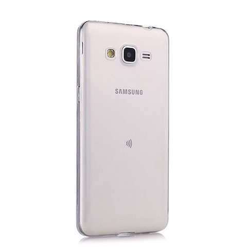 Funda Silicona Ultrafina Transparente para Samsung Galaxy Grand Prime SM-G530H Blanco