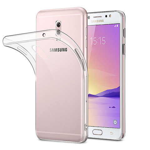 Funda Silicona Ultrafina Transparente para Samsung Galaxy J7 Plus Claro