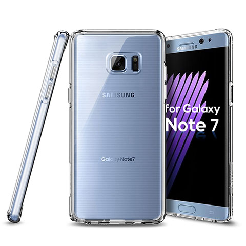 Funda Silicona Ultrafina Transparente para Samsung Galaxy Note 7 Claro