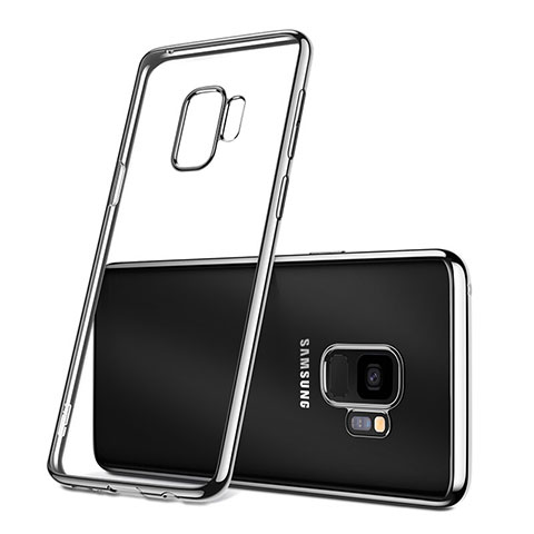 Funda Silicona Ultrafina Transparente para Samsung Galaxy S9 Plata
