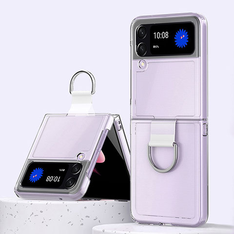 Funda Silicona Ultrafina Transparente para Samsung Galaxy Z Flip4 5G Claro