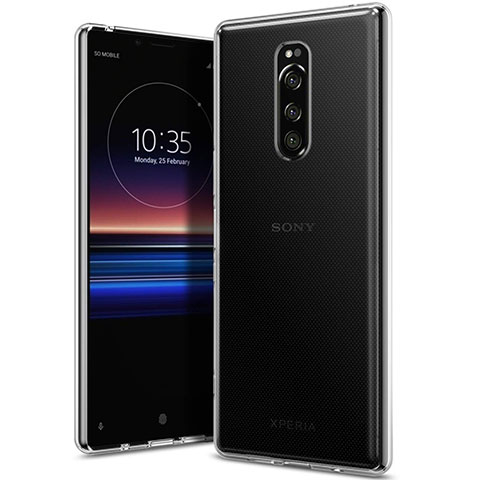 Funda Silicona Ultrafina Transparente para Sony Xperia XZ4 Claro