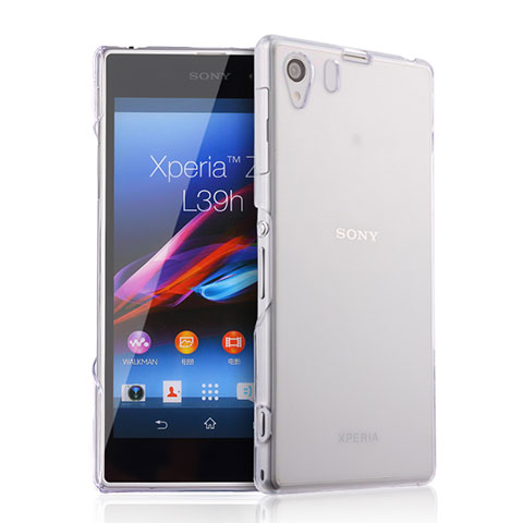 Funda Silicona Ultrafina Transparente para Sony Xperia Z1 L39h Claro