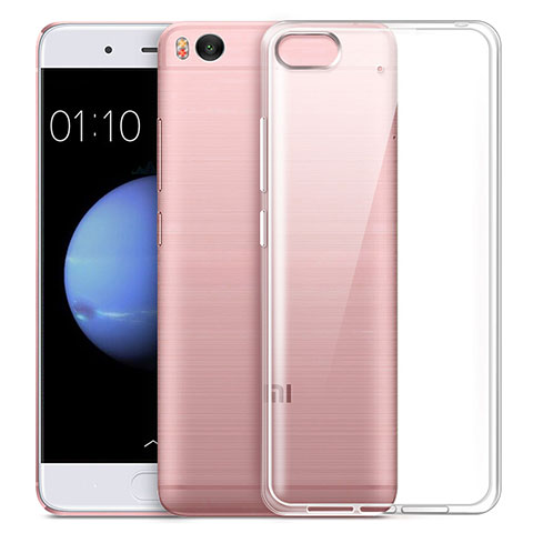 Funda Silicona Ultrafina Transparente para Xiaomi Mi 5S 4G Blanco