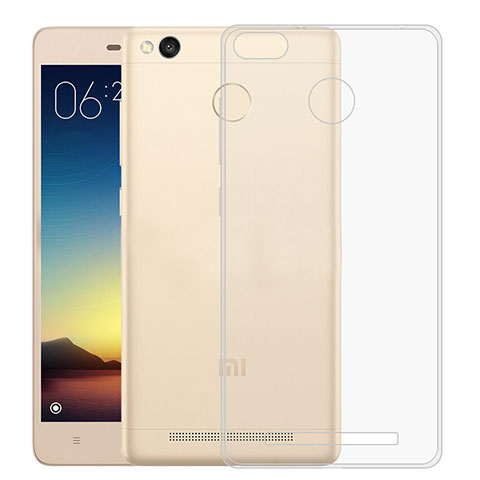 Funda Silicona Ultrafina Transparente para Xiaomi Redmi 3X Claro