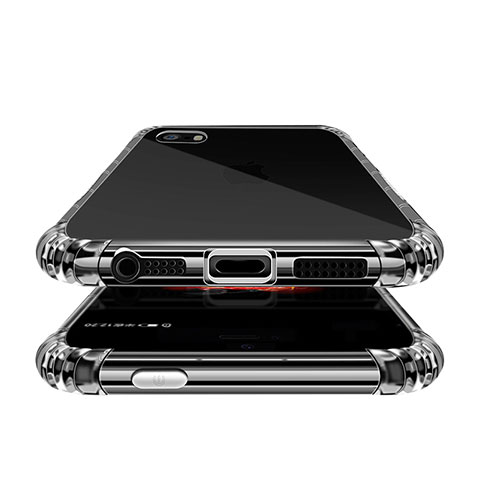 Funda Silicona Ultrafina Transparente T02 para Apple iPhone 5S Claro