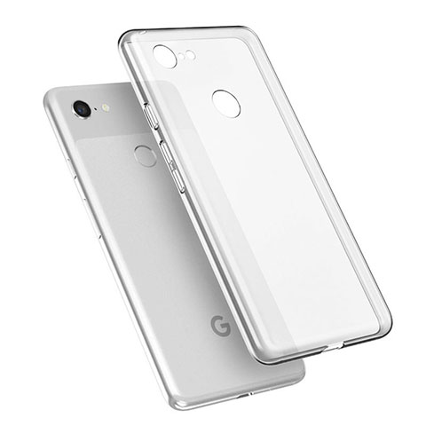 Funda Silicona Ultrafina Transparente T02 para Google Pixel 3 XL Claro