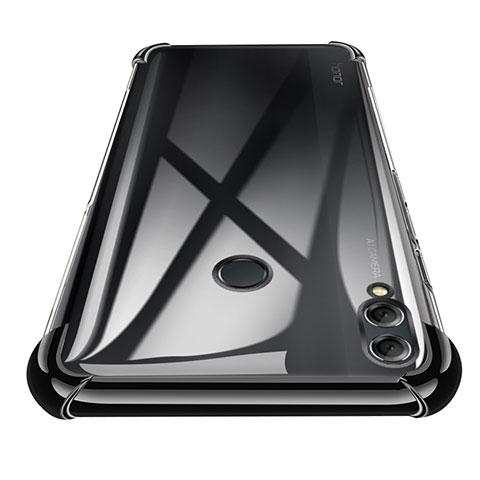 Funda Silicona Ultrafina Transparente T02 para Huawei Honor 8X Max Negro