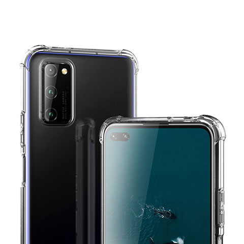 Funda Silicona Ultrafina Transparente T02 para Huawei Honor View 30 Pro 5G Claro