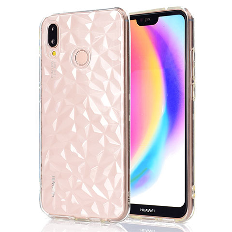 Funda Silicona Ultrafina Transparente T02 para Huawei P20 Lite Claro