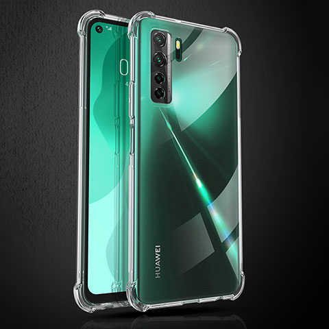 Funda Silicona Ultrafina Transparente T02 para Huawei P40 Lite 5G Claro