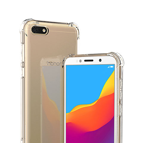 Funda Silicona Ultrafina Transparente T02 para Huawei Y5 Prime (2018) Claro