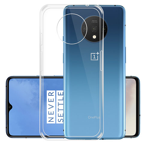 Funda Silicona Ultrafina Transparente T02 para OnePlus 7T Claro