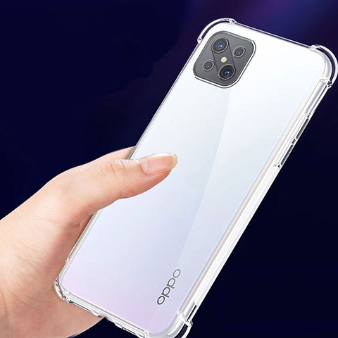 Funda Silicona Ultrafina Transparente T02 para Oppo A92s 5G Claro