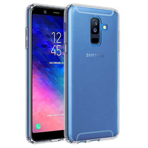 Funda Silicona Ultrafina Transparente T02 para Samsung Galaxy A6 Plus (2018) Claro
