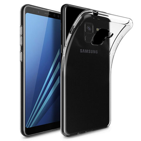 Funda Silicona Ultrafina Transparente T02 para Samsung Galaxy A8 (2018) Duos A530F Claro