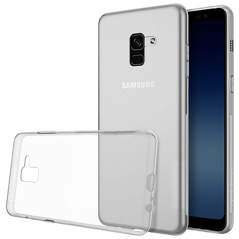 Funda Silicona Ultrafina Transparente T02 para Samsung Galaxy A8+ A8 Plus (2018) Duos A730F Claro