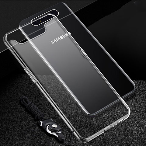 Funda Silicona Ultrafina Transparente T02 para Samsung Galaxy A90 4G Claro