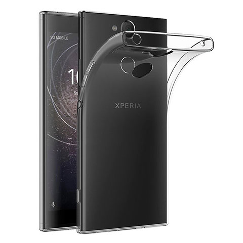 Funda Silicona Ultrafina Transparente T02 para Sony Xperia XA2 Claro