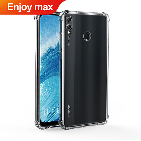 Funda Silicona Ultrafina Transparente T04 para Huawei Enjoy Max Claro