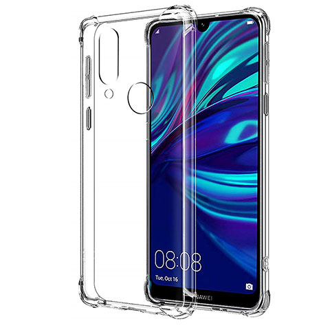 Funda Silicona Ultrafina Transparente T04 para Huawei Y7 Pro (2019) Claro