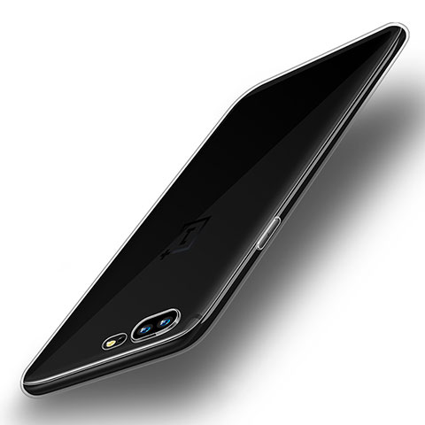 Funda Silicona Ultrafina Transparente T04 para OnePlus 5 Claro