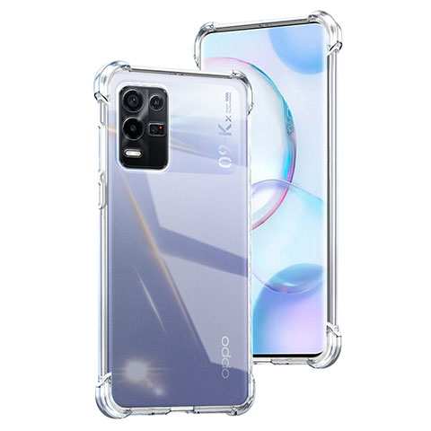 Funda Silicona Ultrafina Transparente T04 para Oppo K9X 5G Claro