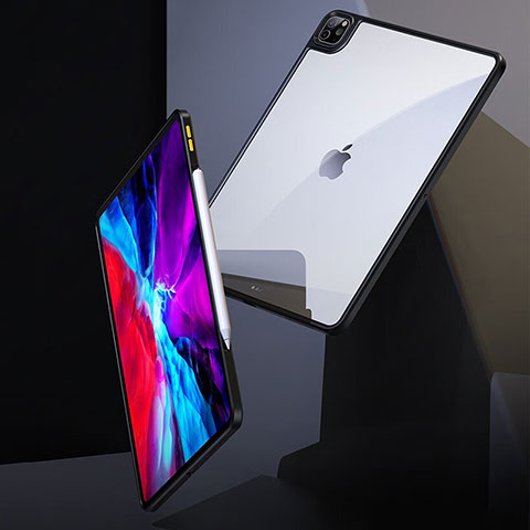 Funda Silicona Ultrafina Transparente T05 para Apple iPad Pro 11 (2020) Negro
