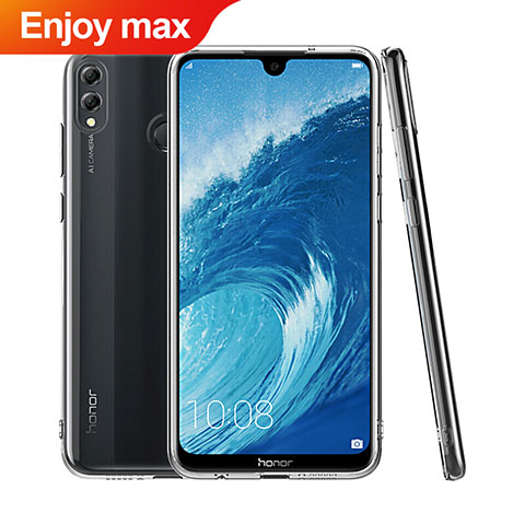 Funda Silicona Ultrafina Transparente T06 para Huawei Enjoy Max Claro