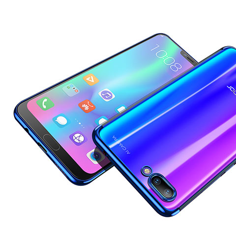 Funda Silicona Ultrafina Transparente T06 para Huawei Honor 10 Azul