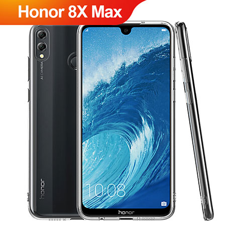 Funda Silicona Ultrafina Transparente T06 para Huawei Honor 8X Max Claro