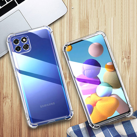 Funda Silicona Ultrafina Transparente T06 para Samsung Galaxy A22 5G Claro