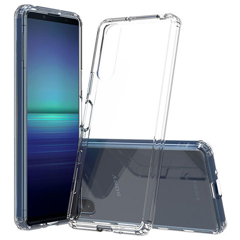 Funda Silicona Ultrafina Transparente T06 para Sony Xperia 5 III Claro