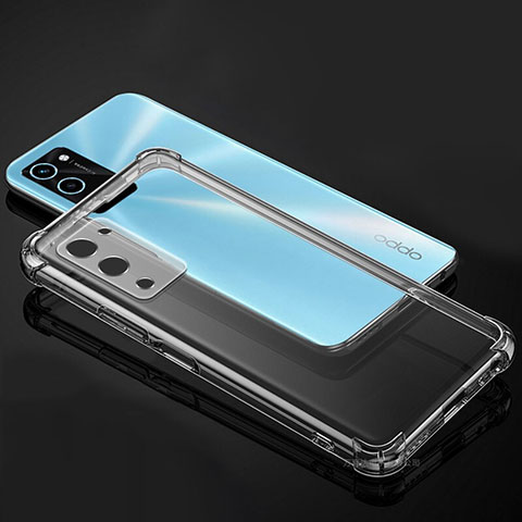 Funda Silicona Ultrafina Transparente T07 para Oppo A55 5G Claro