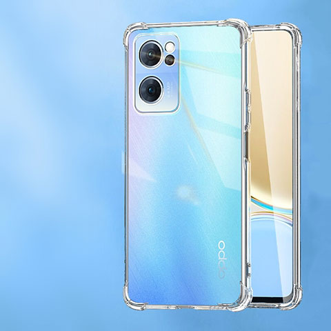 Funda Silicona Ultrafina Transparente T07 para Oppo Find X5 Lite 5G Claro