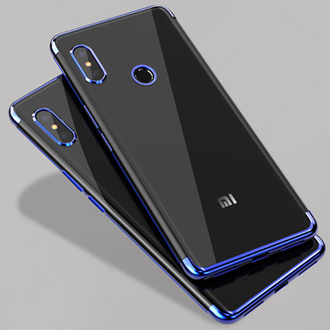 Funda Silicona Ultrafina Transparente T07 para Xiaomi Mi 6X Azul