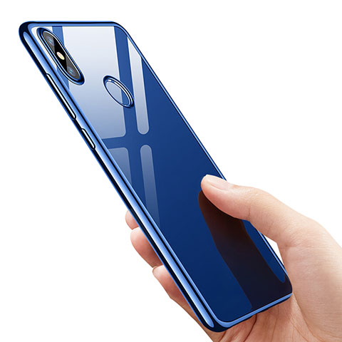 Funda Silicona Ultrafina Transparente T07 para Xiaomi Mi 8 SE Azul