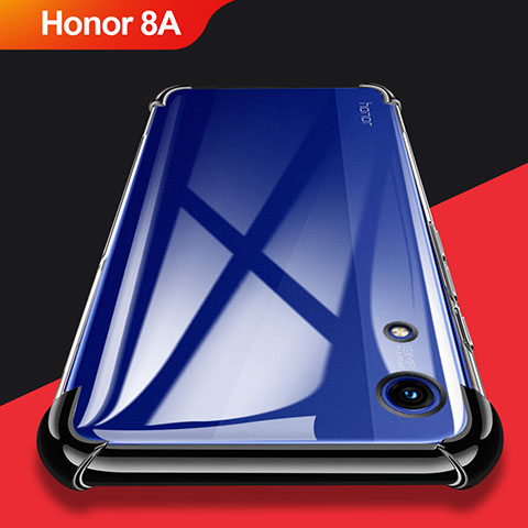 Funda Silicona Ultrafina Transparente T11 para Huawei Honor 8A Negro