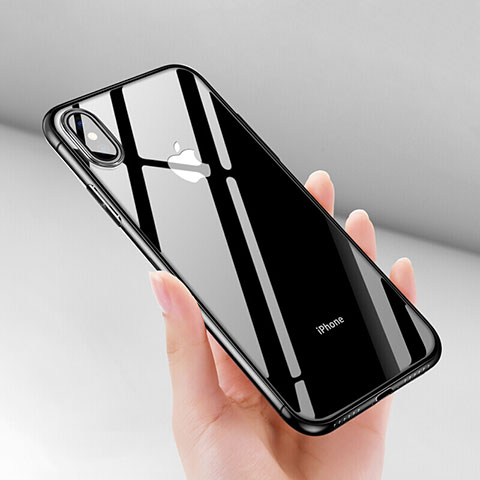 Funda Silicona Ultrafina Transparente V05 para Apple iPhone X Claro