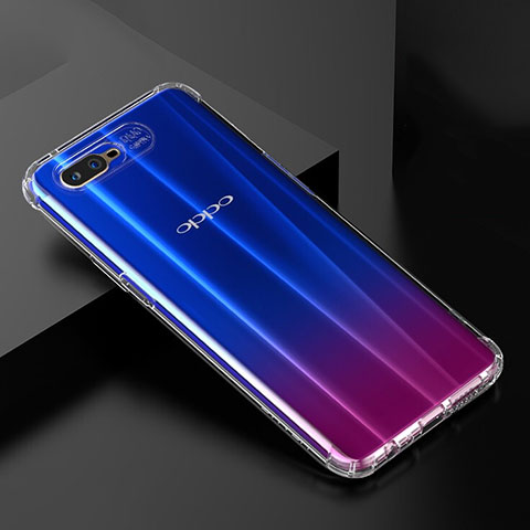 Funda Silicona Ultrafina Transparente Z04 para Oppo K1 Claro