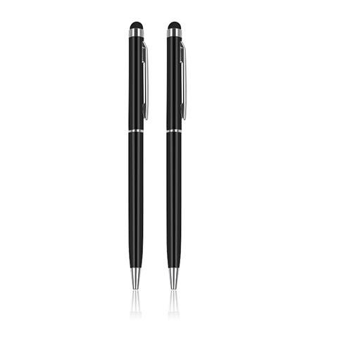 Lapiz Optico de Pantalla Tactil Capacitivo Universal 2PCS H05 Negro